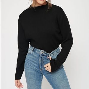 Dynamite Mock Neck Sweater